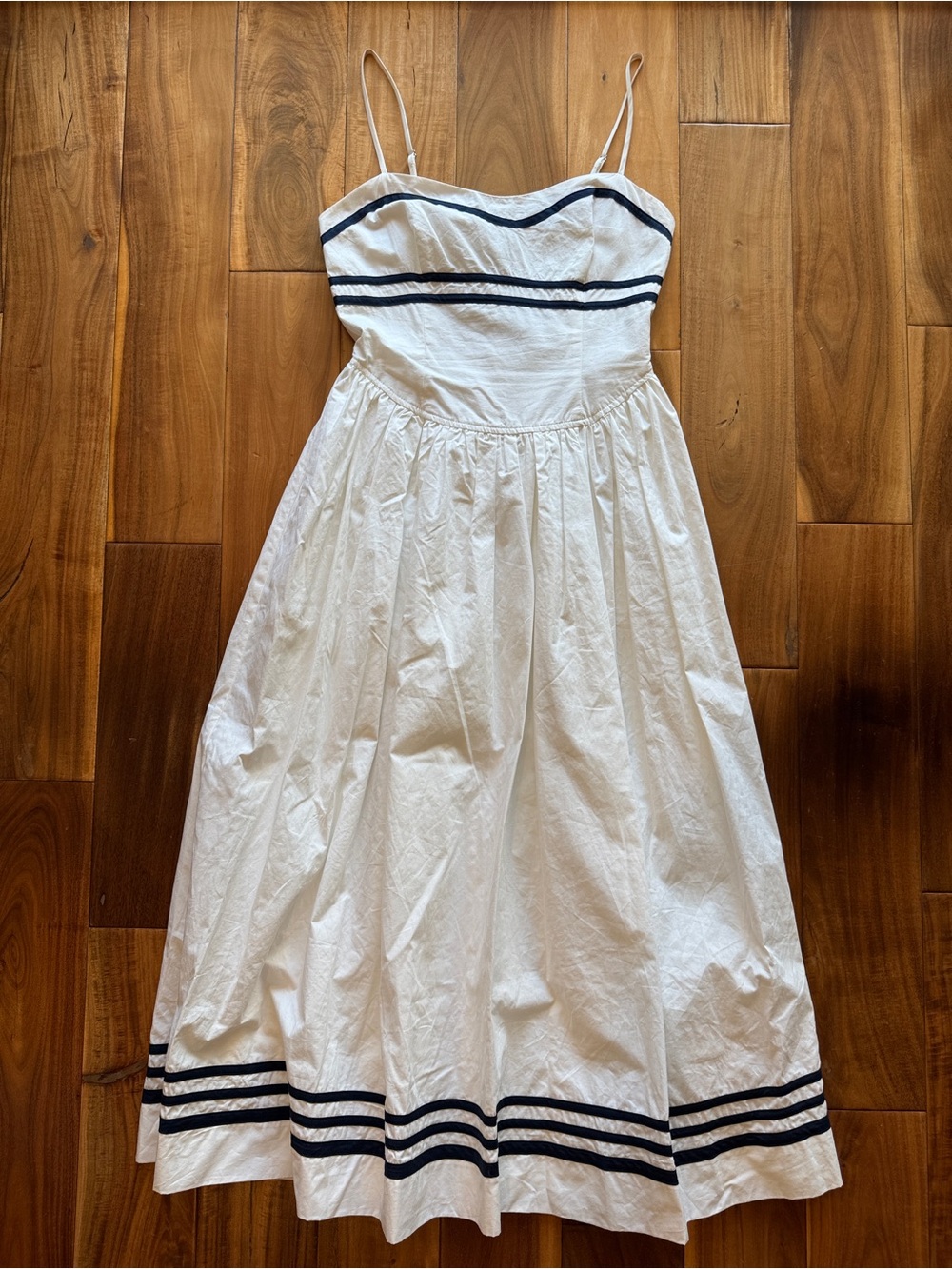 Moon River midi dress small 100% cotton - Picture 2 of 11